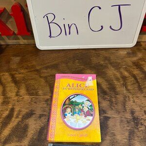 5/$20 Hardcover Alice and Wonderland Book CJ